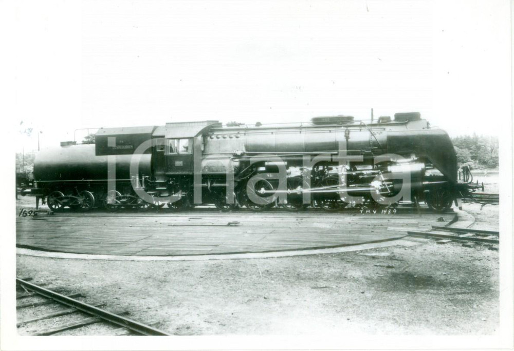 Fotografia d epoca originale 1970 ca SCANDINAVIA NORWEGIAN STATE RAILWAYS Locomotiva 2282 DOVREGUBBEN Foto 1