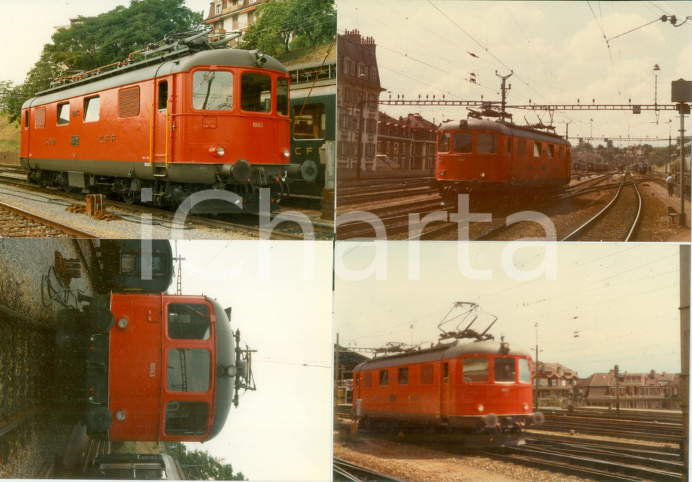 Fotografia d epoca originale 1984 SVIZZERA Ferrovia del BRUNIG SBB CFF FFS Locomotiva 10043 Lotto 4 foto 1