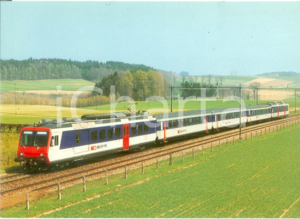 Cartolina originale da collezione 1984 SVIZZERA Pendelzug FRENKENDORFFULLINSDORF RBDe 4/4 2103 Cartolina FG NV 1