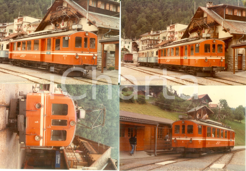 Fotografia d epoca originale 1984 LE SEPEY Ferrovia AIGLESEPEYDIABLERETS Locomotiva 1 Lotto 4 foto 1