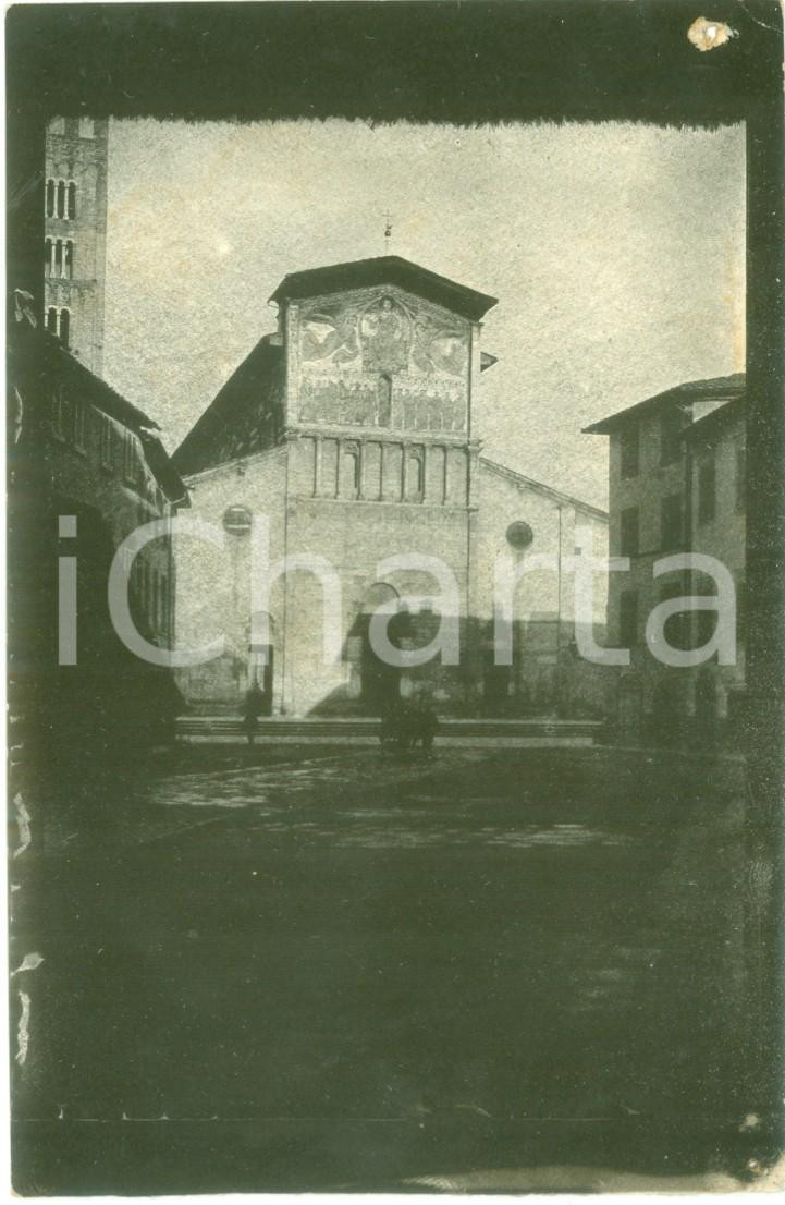Fotografia d epoca originale 1925 ca LUCCA Basilica di SAN FREDIANO Fotografia bassa qualitÃ  di stampa 1
