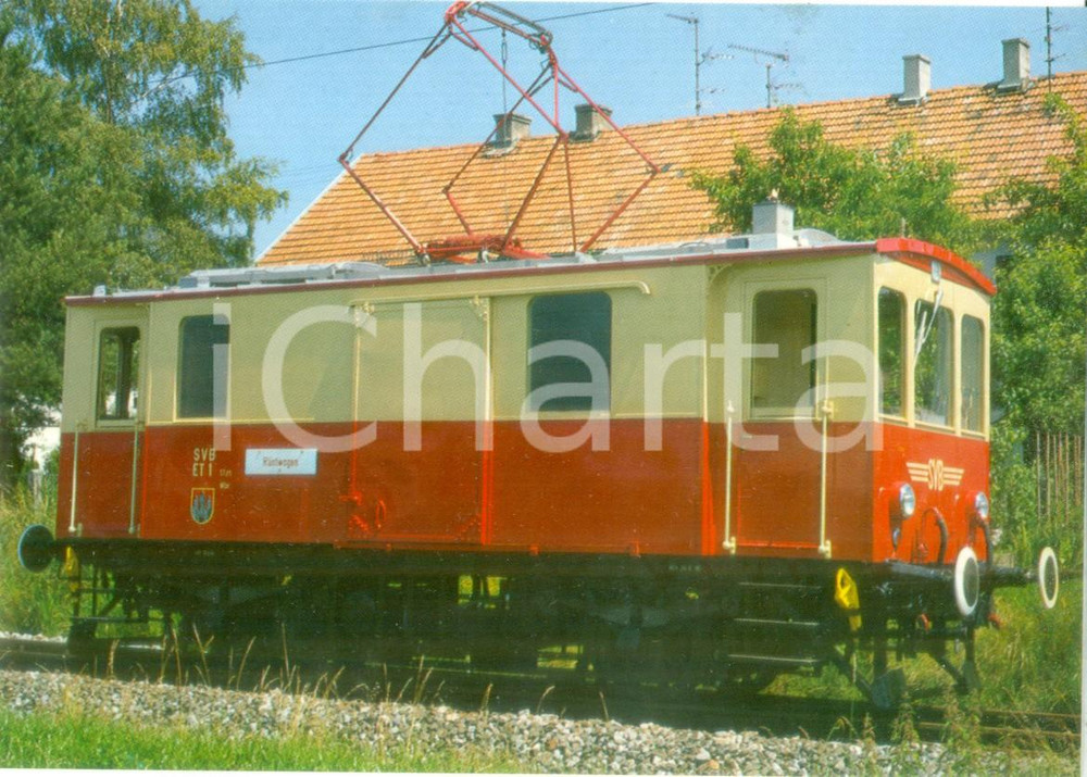 Fotografia d epoca originale 1986 SALZBURG AUSTRIA Ferrovia SETGSVB ET 1 1910 MAN/Siemens Cartolina FG NV 1
