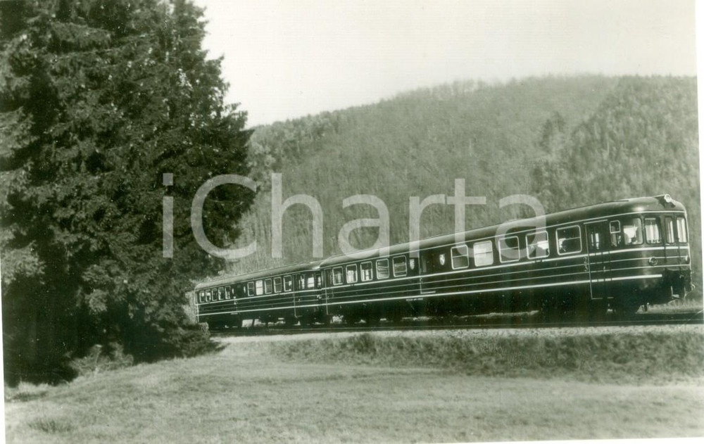 Cartolina originale da collezione 1975 ca MINDEN DE MINDENER KREISBAHN Treno passeggeri in corsa Cartolina FP NV 1