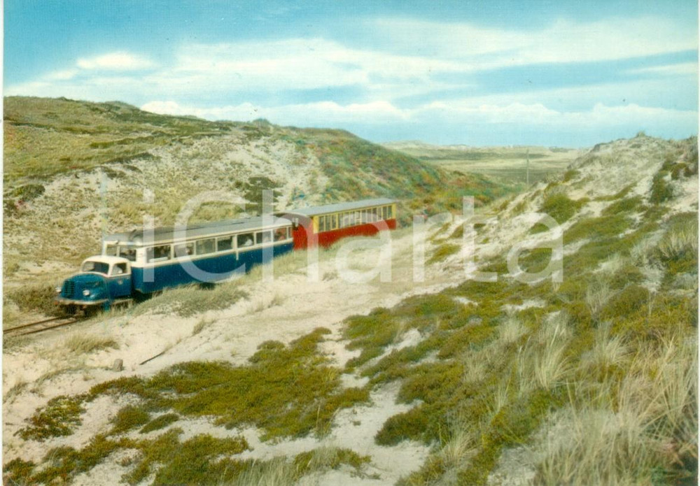 Cartolina originale da collezione 1975 SYLT DE SYLTER VERKEHRSGESELLSCHAFT Dunenexpress Cartolina FG NV 1