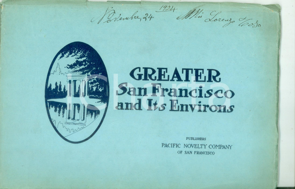 Libro, pubblicazione d epoca 1921 SAN FRANCISCO and its environs Pubblicazione ILLUSTRATA 1