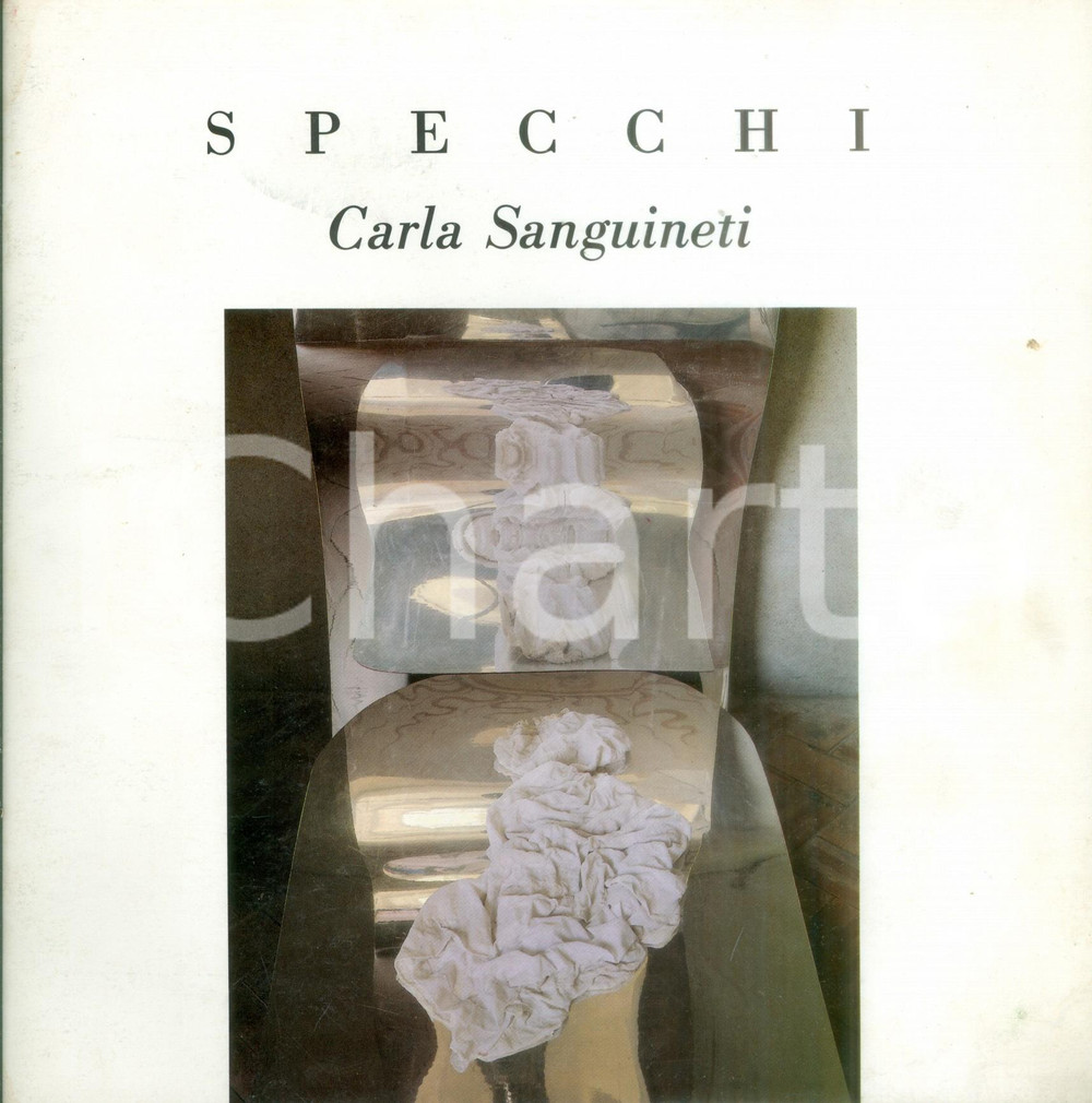 Libro, pubblicazione d epoca 1992 Carla SANGUINETI Specchi Mostra alla Galleria DUEMME Catalogo ILLUSTRATO 1