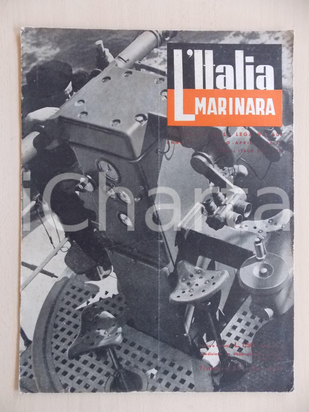 Giornale, rivista storica 1942 L ITALIA MARINARA WW2 La Gran Bretagna in attesa del peggio Rivista 1