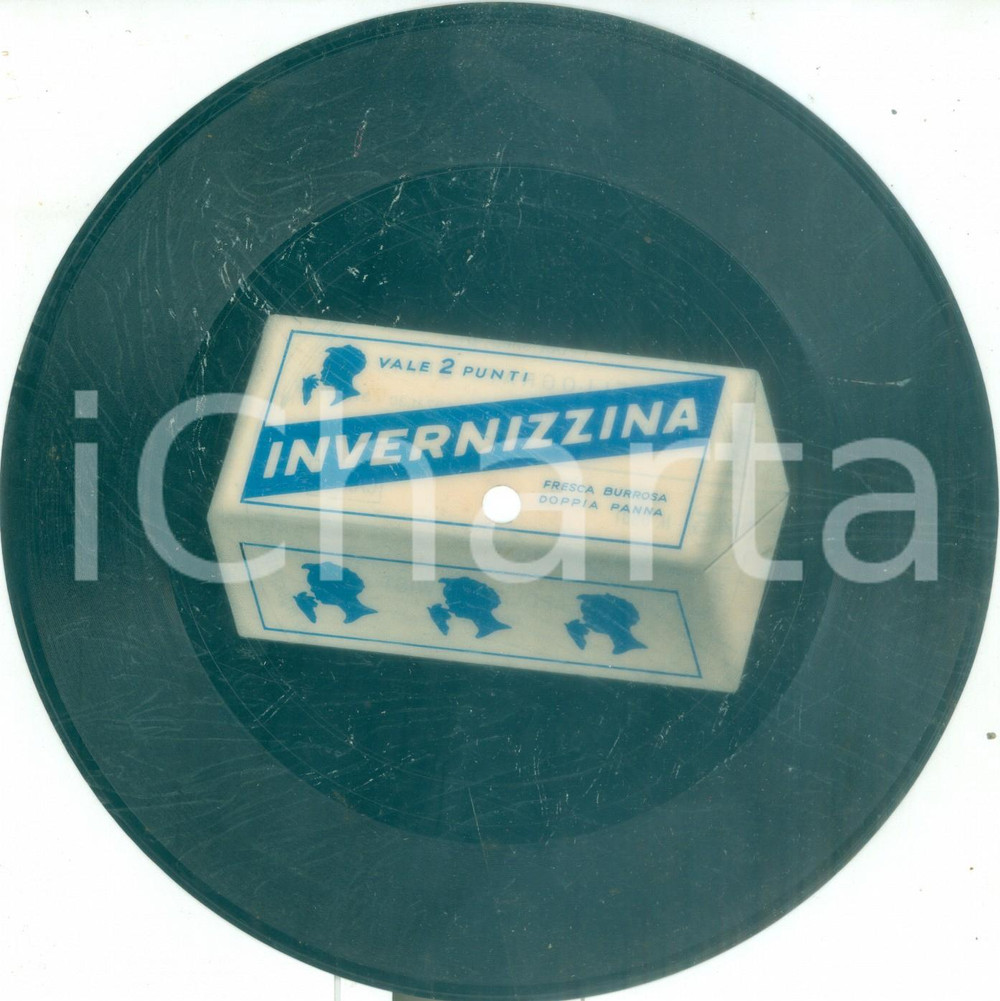 Oggetto da collezione cartaceo 1960 ca Ugo CALISE Neapolitan Twist Vinile 45 giri Formaggino INVERNIZZI MILIONE 1