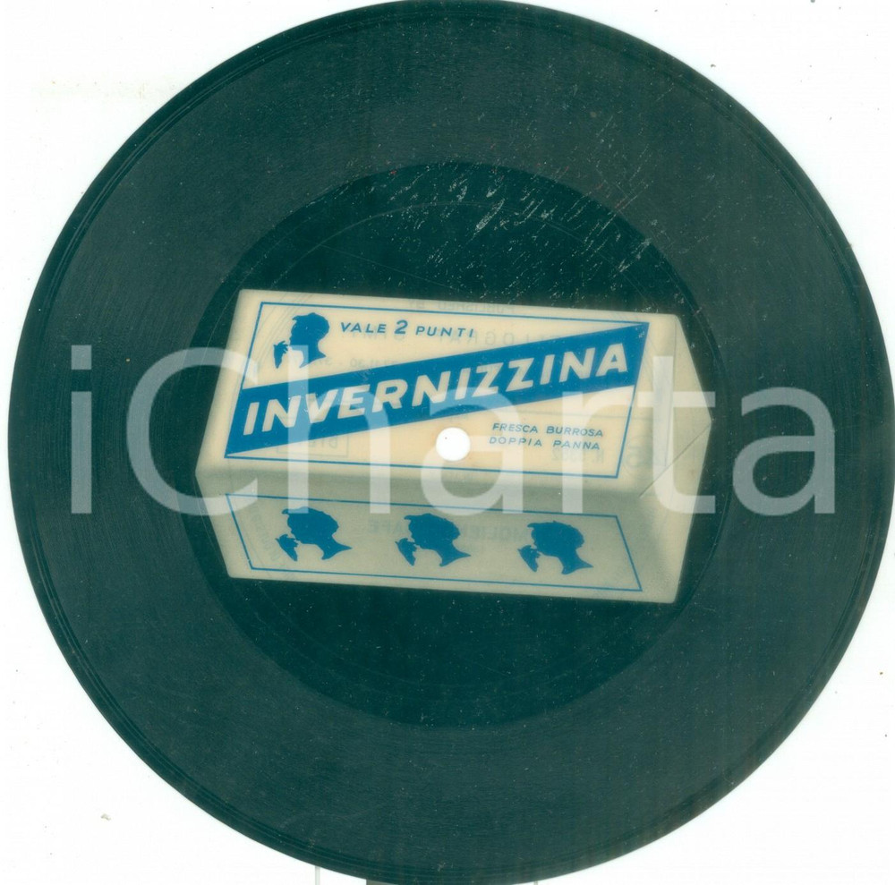 Oggetto da collezione cartaceo 1960 ca JosÃ© MANZO Moliendo cafÃ¨ Vinile 45 giri Formaggino INVERNIZZI MILIONE 1