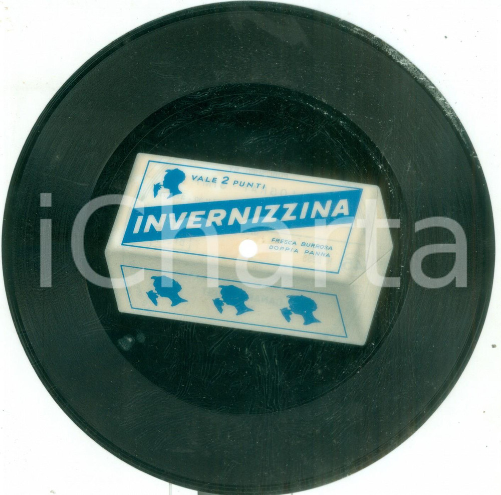 Oggetto da collezione cartaceo 1960 ca CANARY TWIST Vinile pubblicitario 45 giri Formaggino INVERNIZZI MILIONE 1