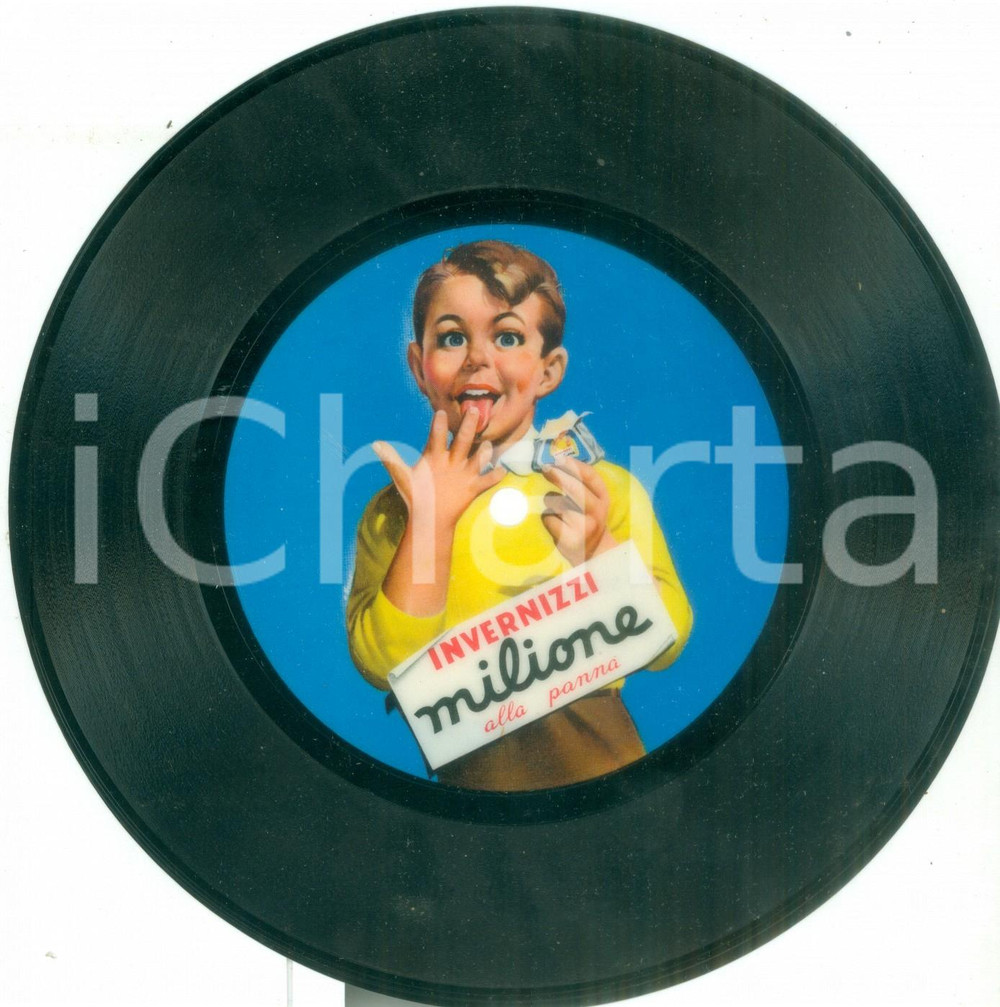 Oggetto da collezione cartaceo 1960 ca PAGLIOTTI Ho scritto un nome nel cielo Vinile 45 giri INVERNIZZI MILIONE 1