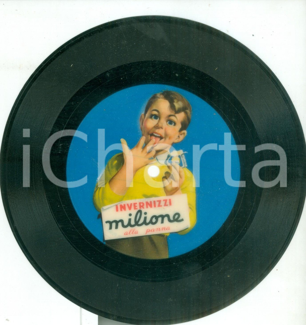 Oggetto da collezione cartaceo 1960 ca Julian ADDERLEY Sermonette Vinile 45 giri Formaggino INVERNIZZI MILIONE 1