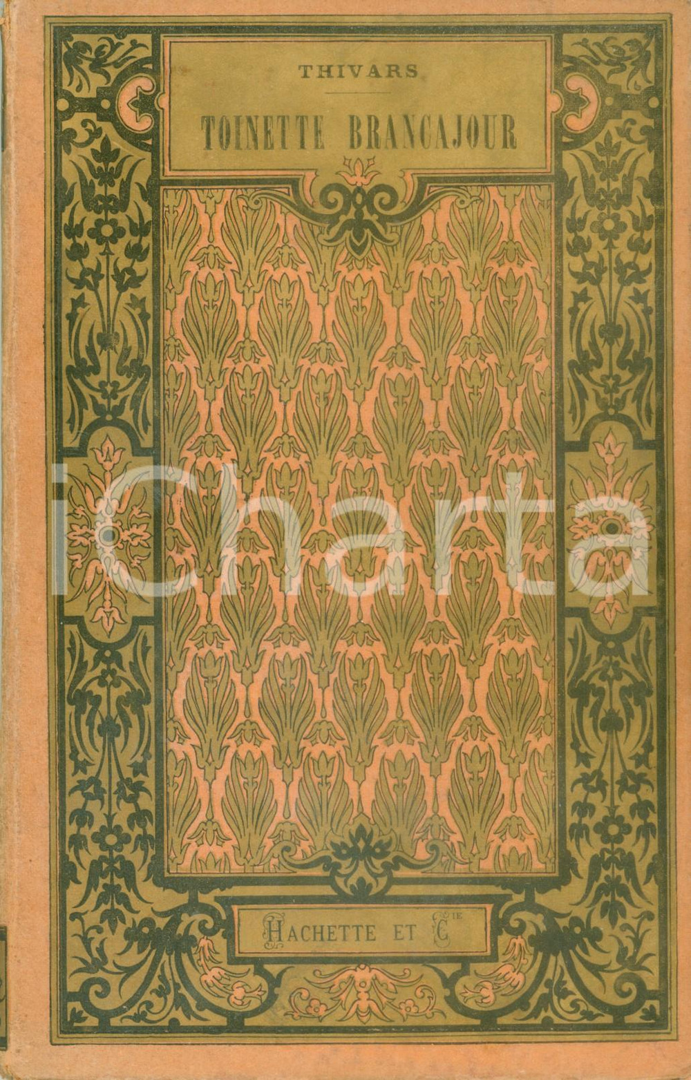 Libro, pubblicazione d epoca 1900 Michel THIVARS Toinette Brancajour BibliothÃ¨que des Ã©coles HACHETTE 1