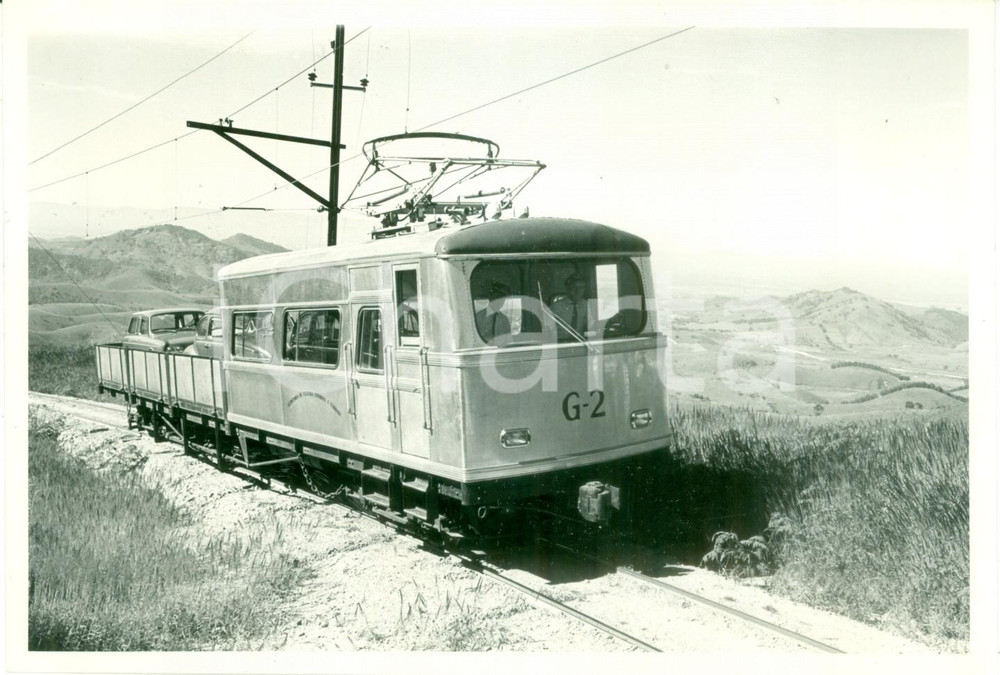 Fotografia d epoca originale 1970 ca CAMPOS DO JORDAO BRASILE Locomotiva G2 a PINDAMONHANGABA Fotografia 1