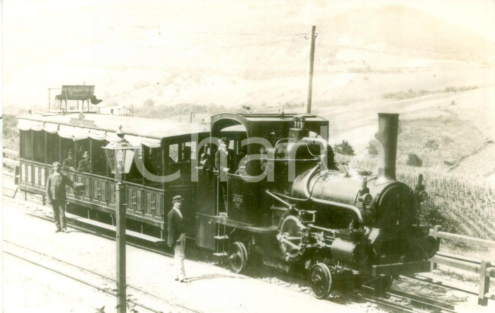 Cartolina originale da collezione 1970 ca KAHLENBERGBAHN AUSTRIA Ferrovie L.B.P.H. Locomotiva  Lok 1rsop Cartolina 1