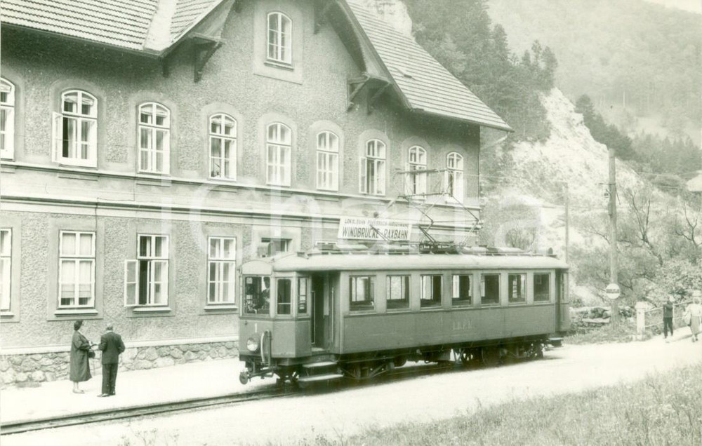 Cartolina originale da collezione 1970 ca PAYERBACH AUSTRIA L.B.P.H. Locomotiva Tw 1 WindbruckeRaxbahn SLEZAK 1