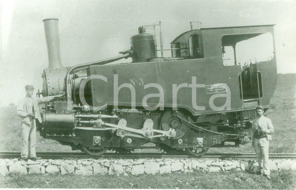 Cartolina originale da collezione 1970 ca SALZBURG AUSTRIA GAISBERGBAHN Locomotiva 3 con macchinisti Foto SLEZAK 1