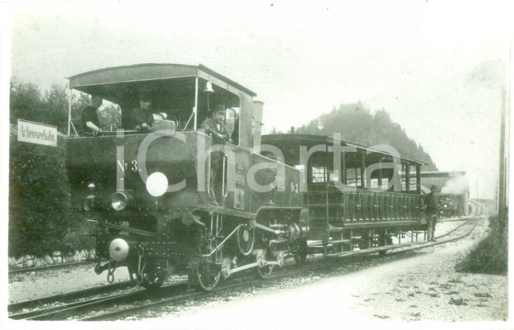 Fotografia d epoca originale 1961 JENBACH AUSTRIA ACHENSEEBAHN Locomotiva 1895 Fotografia seriale SLEZAK 1
