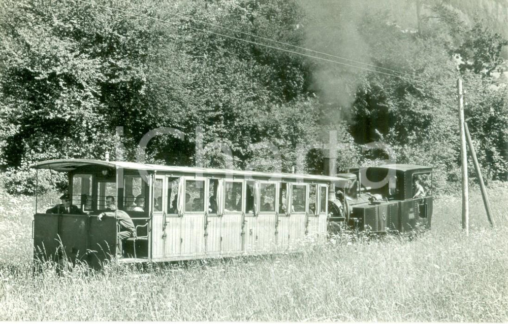 Fotografia d epoca originale 1961 JENBACH AUSTRIA ACHENSEEBAHN Locomotiva 3 lsp Cartolina SLEZAK 1