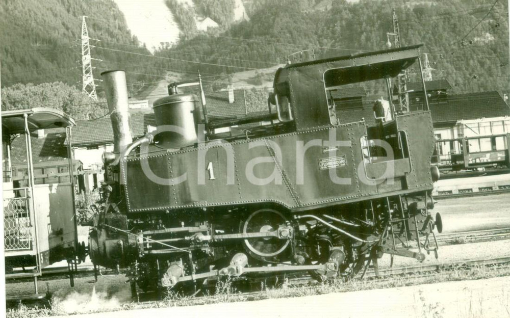 Cartolina originale da collezione 1970 ca FLORIDSDORF AUSTRIA ACHENSEEBAHN Locomotiva 1 Cartolina SLEZAK 1