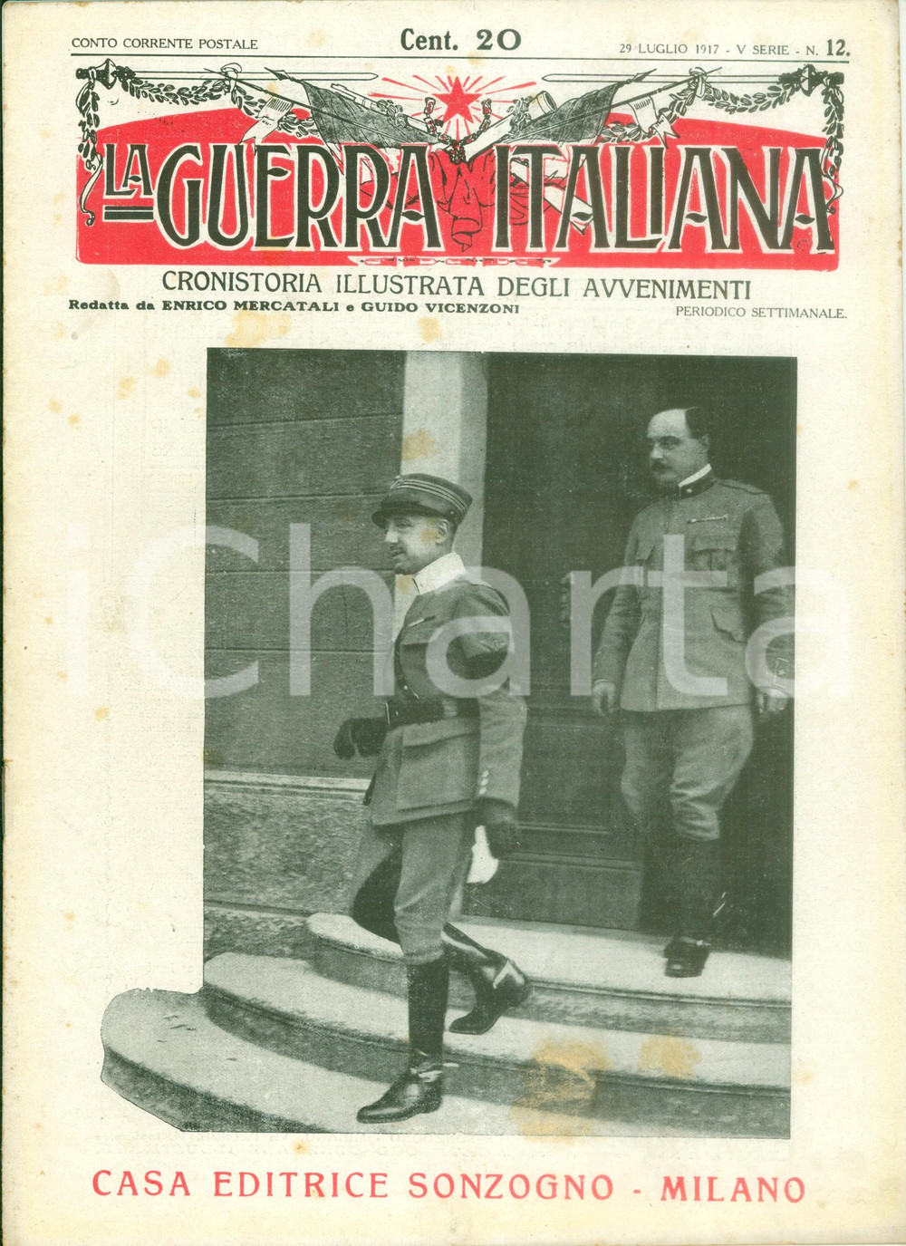 Giornale, rivista storica 1917 LA GUERRA ITALIANA WW1 Le condizioni dell esercito austriaco ILLUSTRATA 1