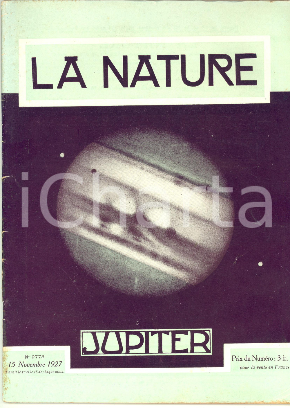 Giornale, rivista storica 1927 LA NATURE Vins d AlgÃ©rie  Canelle royale de Tanh Hoa Rivista ILLUSTRATA 1