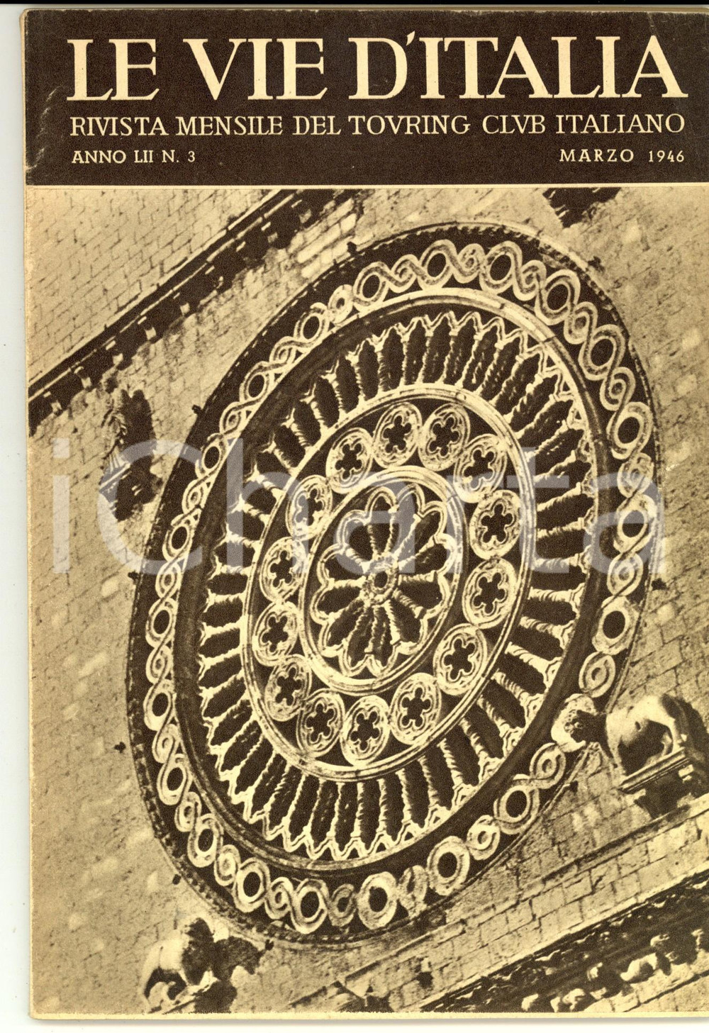 Giornale, rivista storica 1946 LE VIE D ITALIA TCI Bombardamento di Santa Chiara di Napoli Anno LII nÂ°3 1