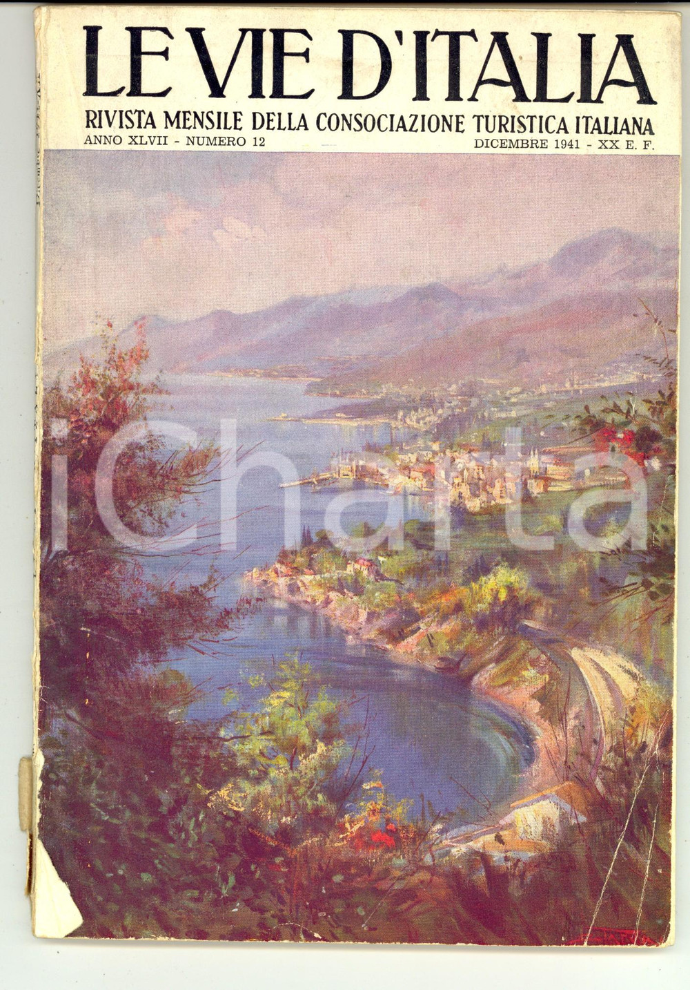 Giornale, rivista storica 1941 LE VIE D ITALIA TCI Cavour e la guerra di Crimea Rivista nÂ°12 DANNEGGIATA 1