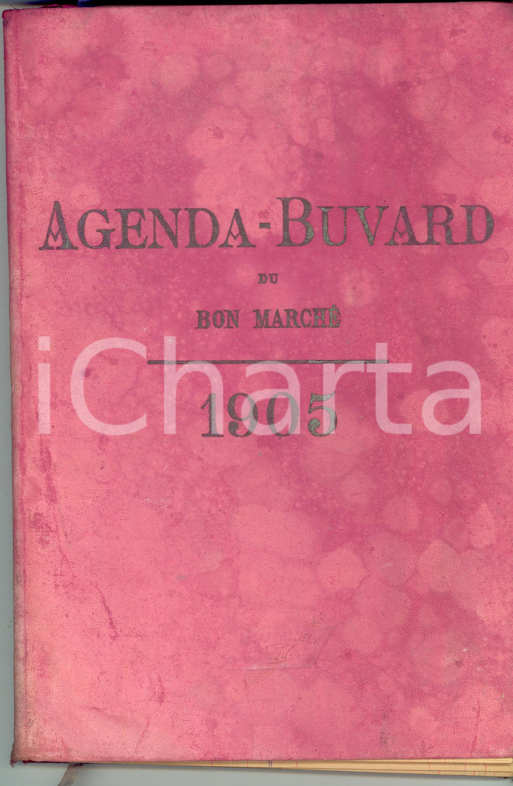 Oggetto da collezione cartaceo 1905 PARIS AgendaBuvard du BON MARCHE  Illustrata DANNEGGIATA 1