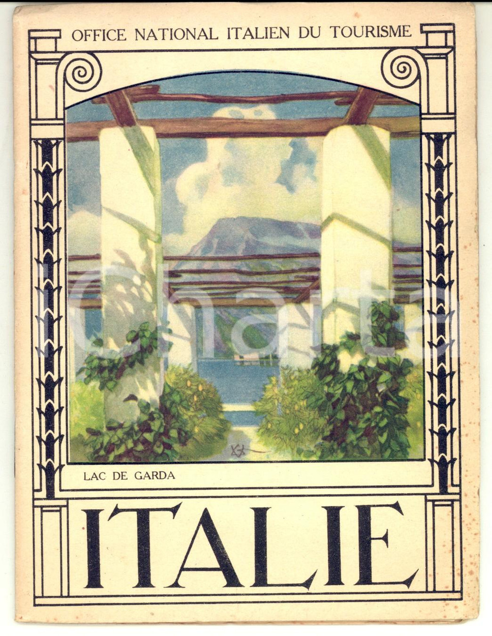 Materiale pubblicitario d’epoca 1922 ENIT ITALIA Libretto pubblicitario TURISMO Illustrato FRANCESE 1