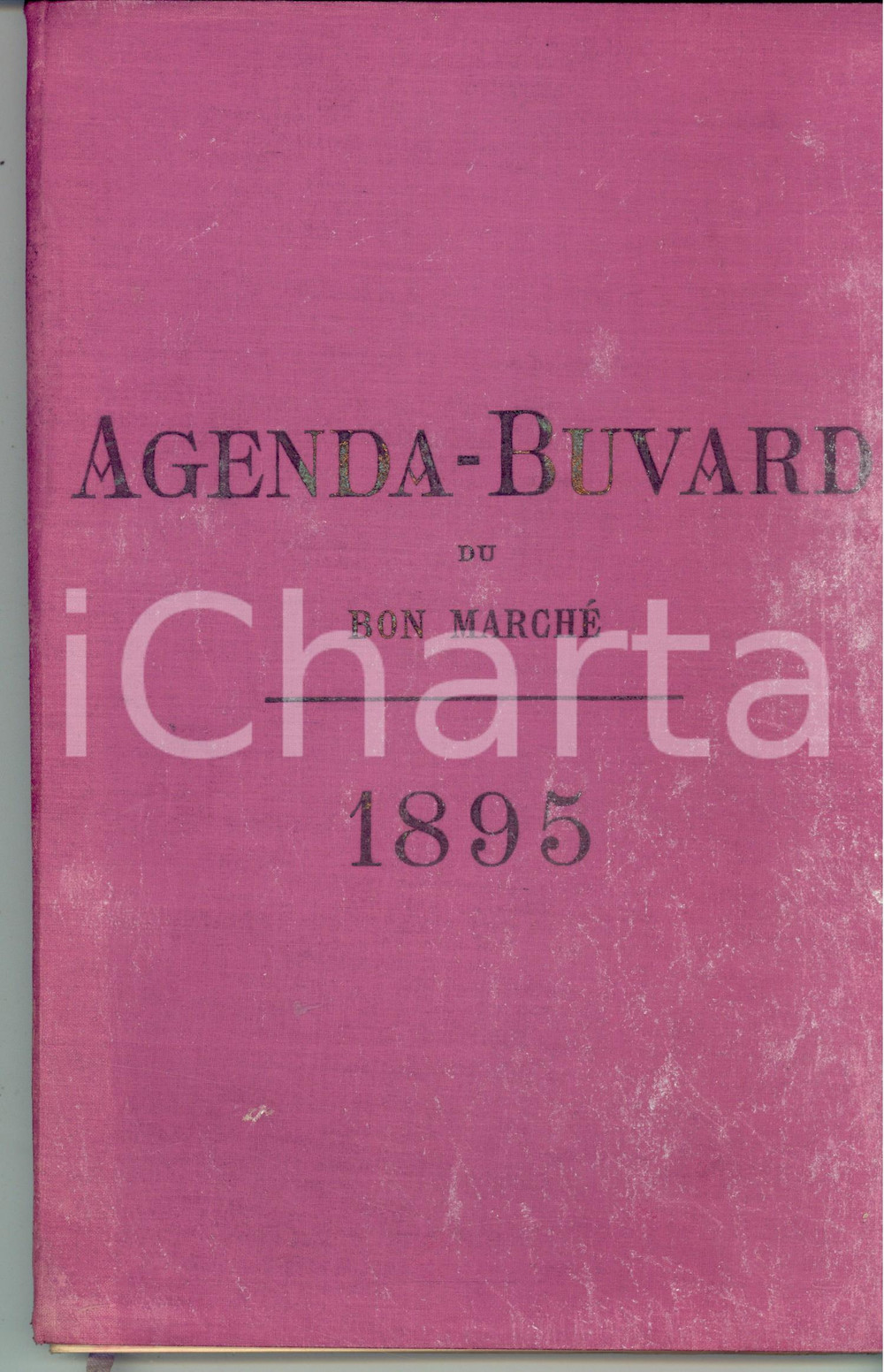 Oggetto da collezione cartaceo 1895 PARIS AgendaBuvard du BON MARCHE  Illustrata con mappa DANNEGGIATA 1