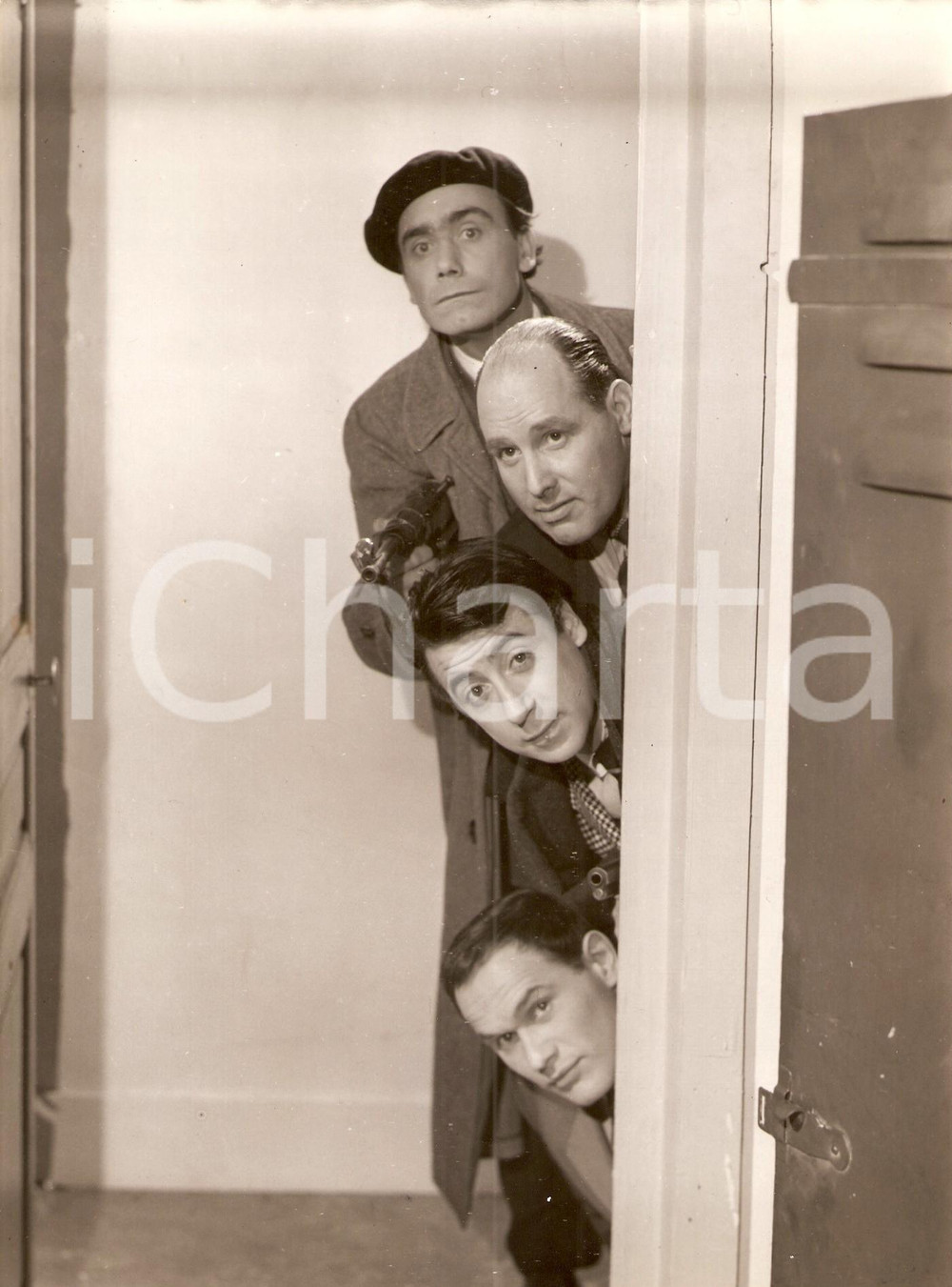 Fotografia d epoca originale 1956 BANDE A PAPA JeanMarc TENNBERG Paul CRAUCHET Marcel BOZZUFFI Pierre DUNCAN 1