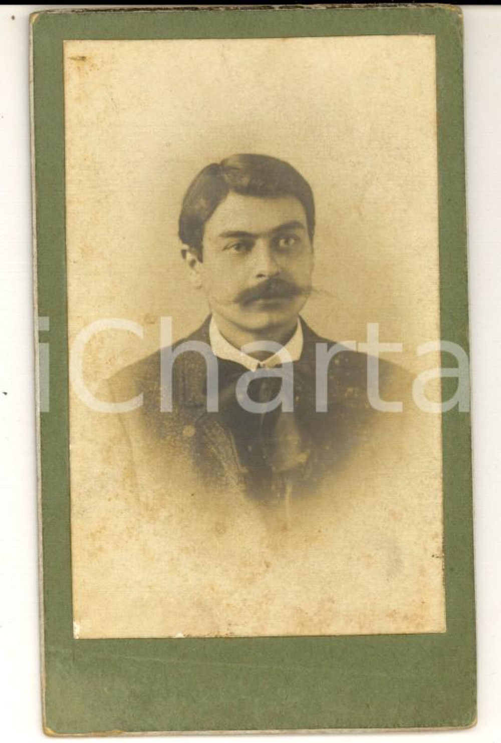 Fotografia d epoca originale 1910 ca PARIS Ritratto di Raoul LECOMTE Fotografia Oscar SEYFRIED CDV 1