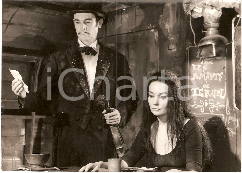 Fotografia d epoca originale 1962 LES AMANTS DE TERUEL RenÃ©Louis LAFFORGUE Ludmilla TCHERINA Foto di scena 1