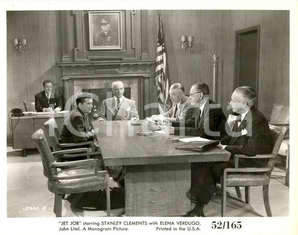 Fotografia d epoca originale 1952 JET JOB Stanley CLEMENTS John LITEL Directed by William BEAUDINE Foto 1
