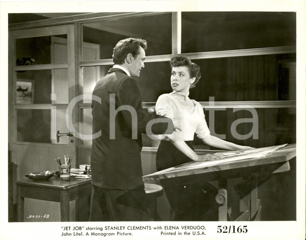 Fotografia d epoca originale 1952 JET JOB Elena VERDUGO Directed by William BEAUDINE Foto di scena 1