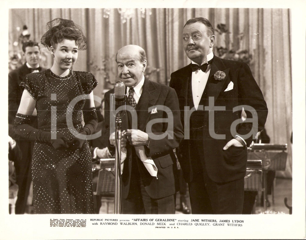 Fotografia d epoca originale 1946 AFFAIRS OF GERALDINE Jane WITHERS Donald MEEK Raymon WALBURN Foto di scena 1