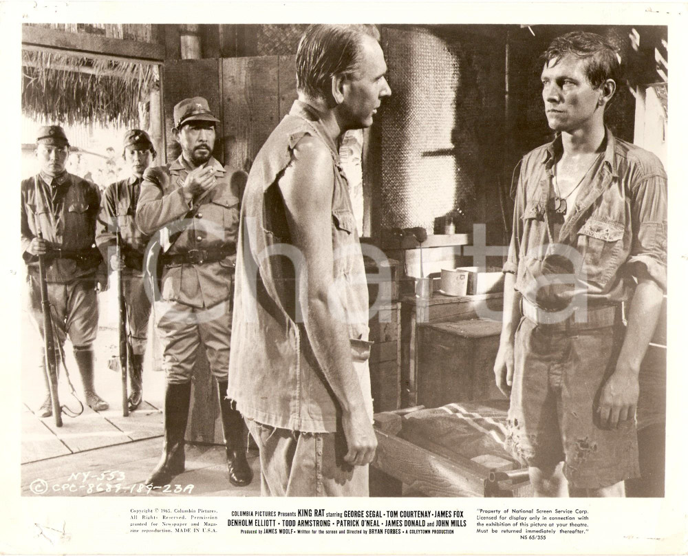 Fotografia d epoca originale 1965 KING RAT George SEGAL prigioniero dei giapponesi Regia di Bryan FORBES Foto 1