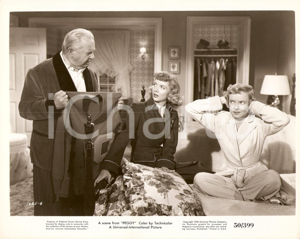 Fotografia d epoca originale 1950 PEGGY Charles COBURN Barbara LAWRENCE Diana LYNN Foto di scena 1
