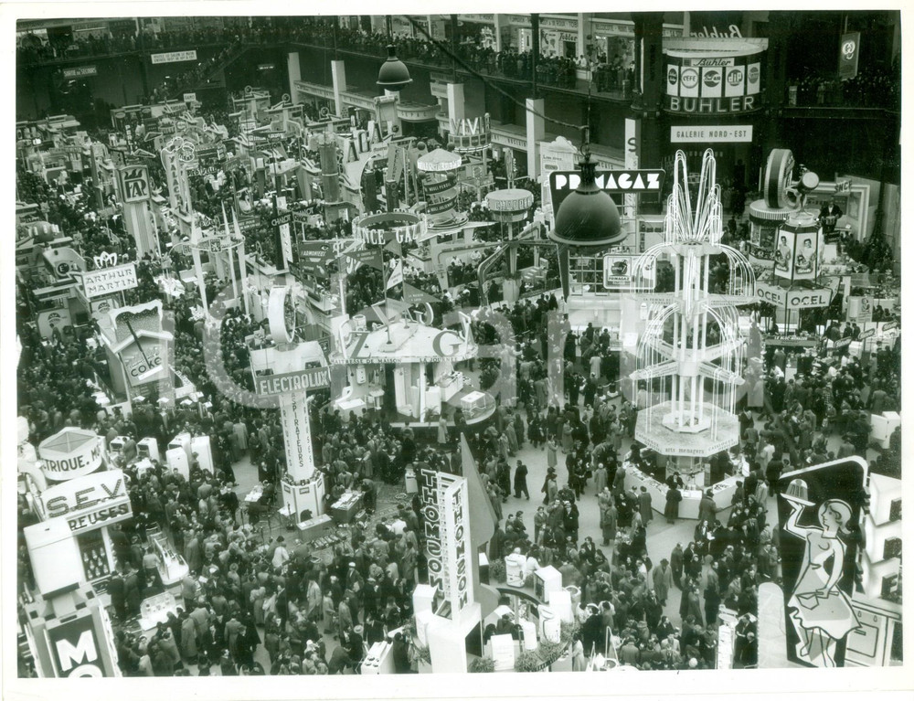 Fotografia d epoca originale 1949 PARIS GRAND PALAIS Salon des Arts MÃ©nagers Panorama espositori Fotografia 1