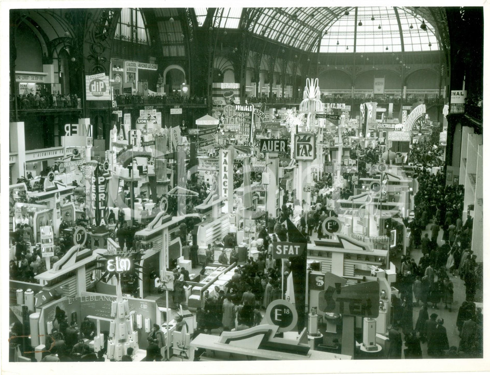 Fotografia d epoca originale 1949 PARIS GRAND PALAIS Salon des Arts MÃ©nagers Panorama espositori Fotografia 1