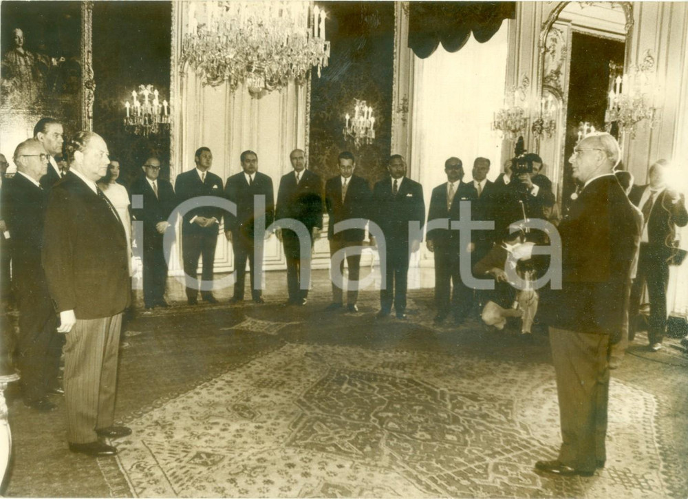 Fotografia d epoca originale 1971 WIEN Cerimonia di insediamento nuovo presidente Franz JONAS Fotografia 1