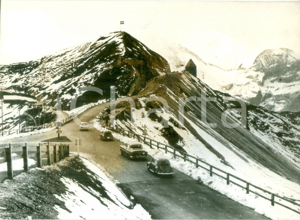 Fotografia d epoca originale 1971 WIEN Recordi di visitatori sulla strada per il GROSSGLOCKNER Fotografia 1