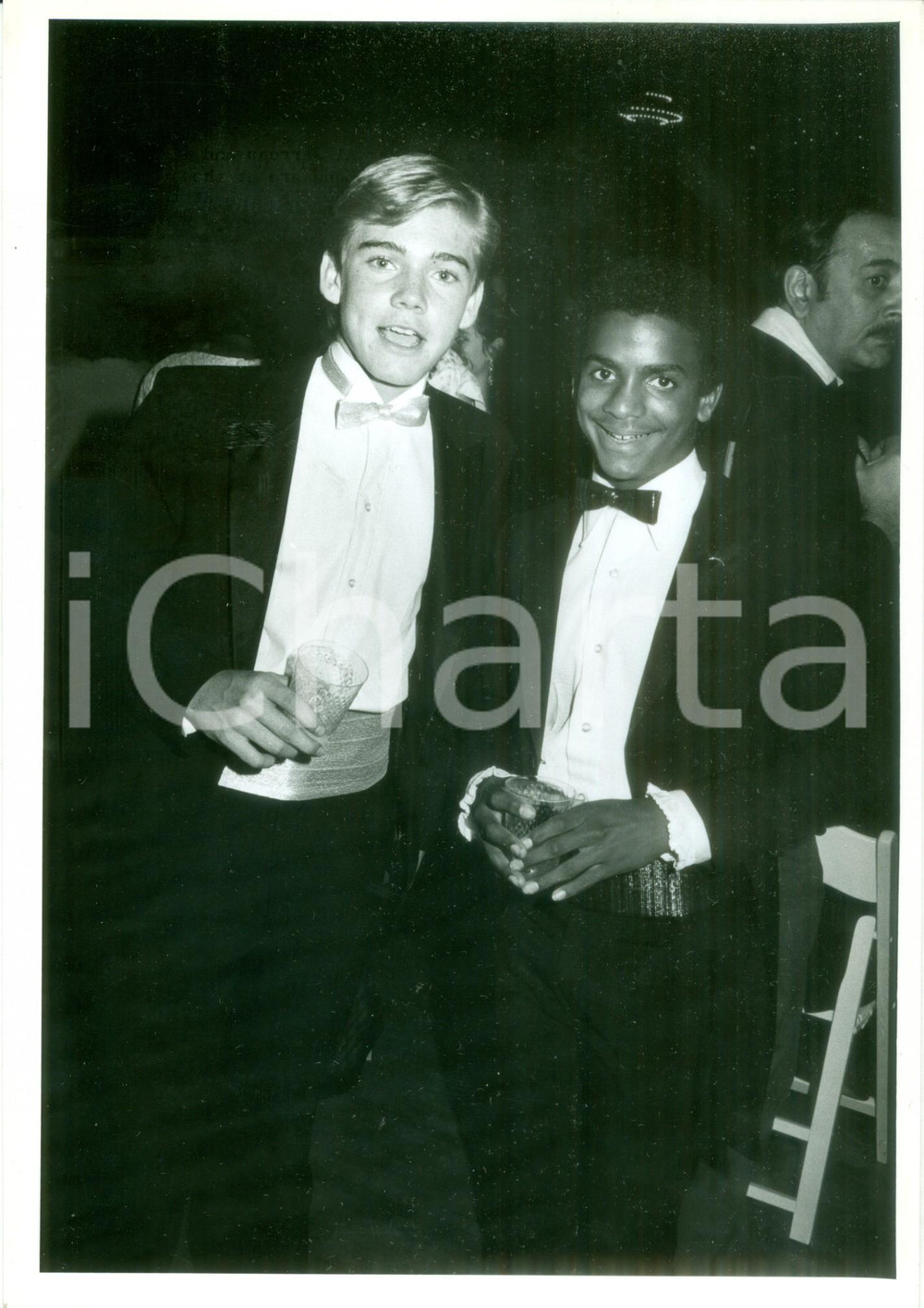 Fotografia d epoca originale 1986 LOS ANGELES USA Ricky SCHRODER Alfonso RIBEIRO American Music Awards Foto 1