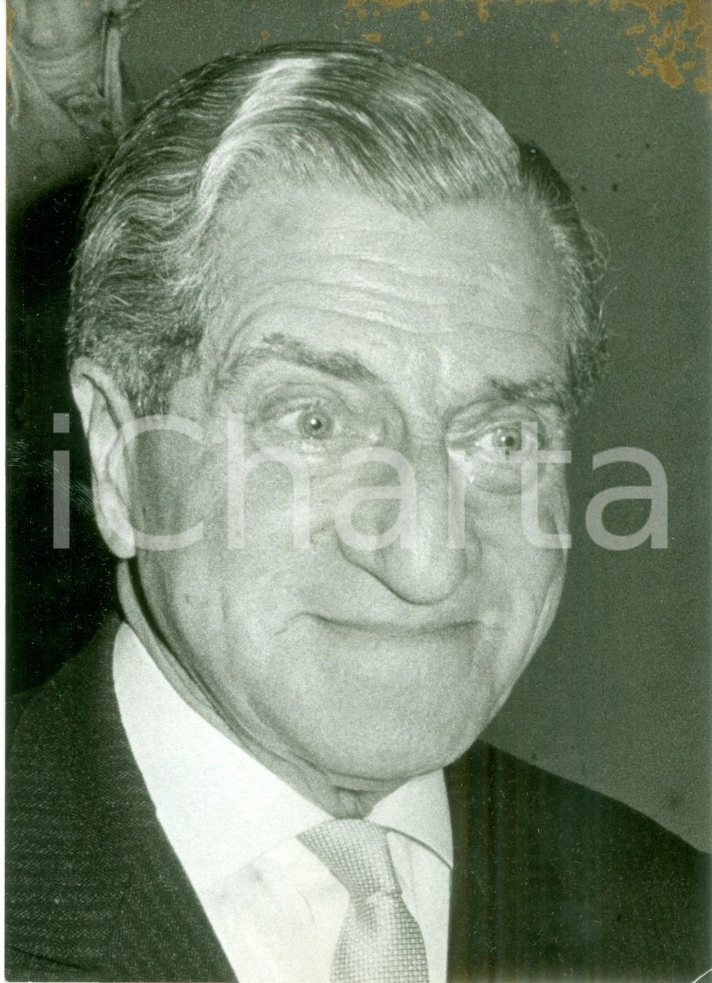 Fotografia d epoca originale 1971 WIEN Ritratto del cabarettista Karl FARKAS Fotografia 1