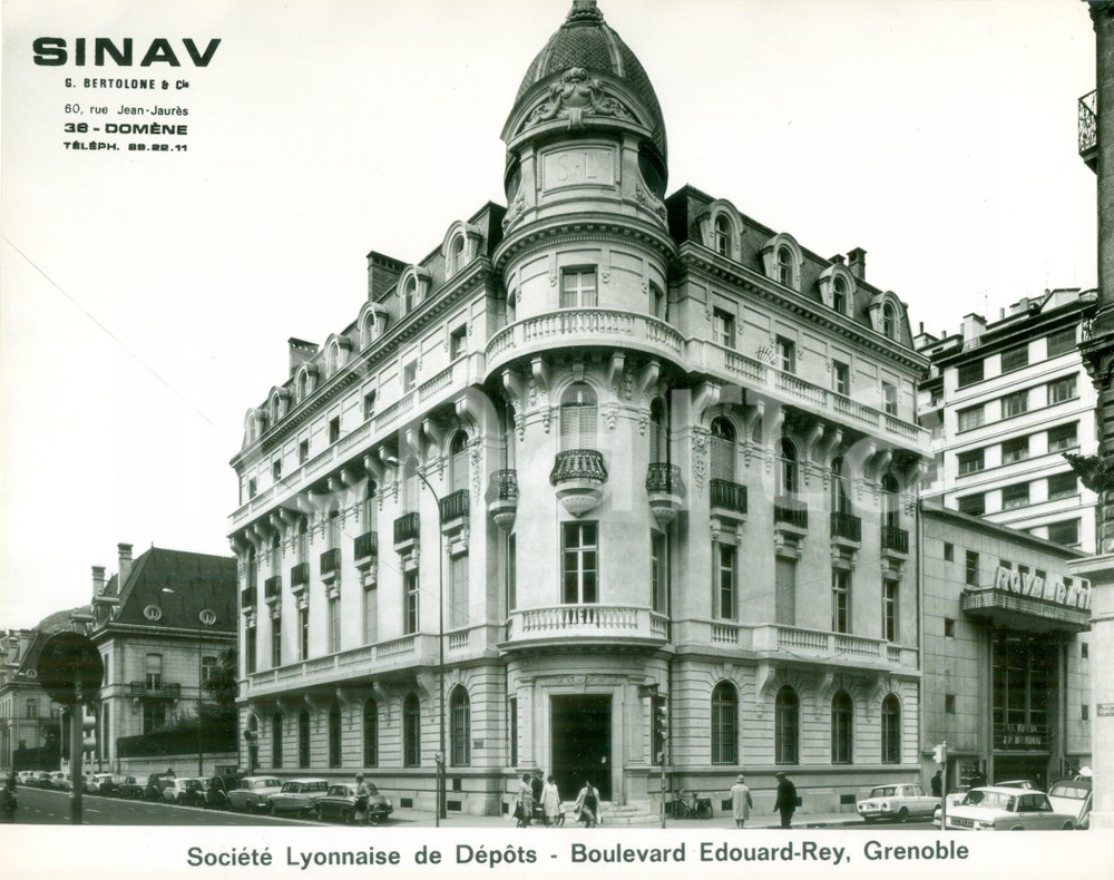 Fotografia d epoca originale 1975 ca GRENOBLE F SociÃ©tÃ© Lyonnaise des DÃ©pots Fotografia SINAV 1