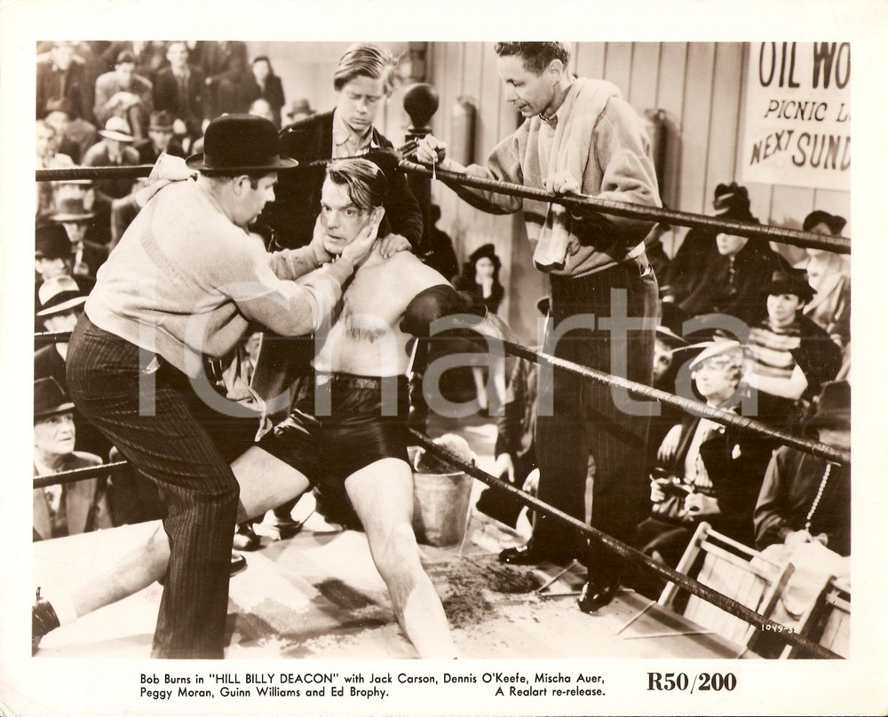 Fotografia d epoca originale 1940 ALIAS THE DEACON Dennis O KEEFE Edward BROPHY Match di boxe Foto di scena 1