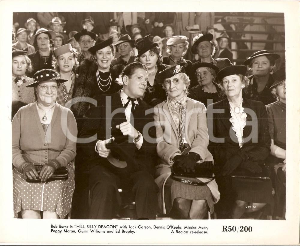 Fotografia d epoca originale 1940 ALIAS THE DEACON Bob BURNS nel film di Christy CABANNE Foto di scena 1