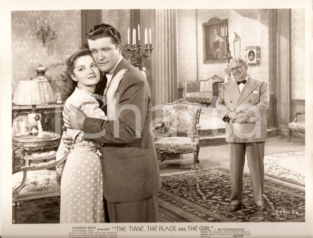 Fotografia d epoca originale 1946 THE TIME, THE PLACE AND THE GIRL Dennis MORGAN Martha VICKERS S.Z. SAKALL 1