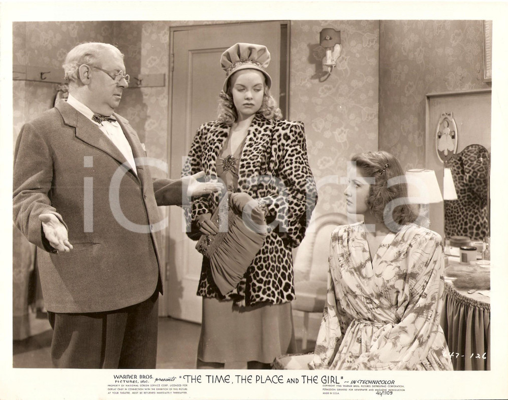 Fotografia d epoca originale 1946 THE TIME, THE PLACE AND THE GIRL Martha VICKERS S.Z.SAKALL Foto di scena 1